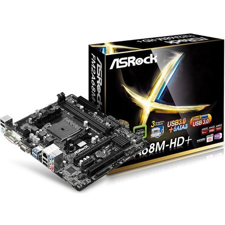 Placa de baza asrock fm2A68M HD+, Socket FM2+